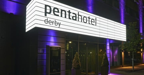 Penta Hotel Derby entrance